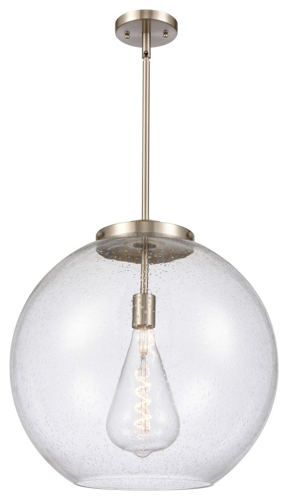 INNOVATIONS 221-1S-SN-G124-18 1-Light Pendant Brushed Satin Nickel