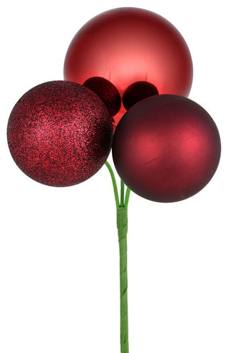 18" Wine Ornament Pick 4/Bg