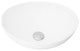 STYLISH 15" White Oval Ceramic Vessel Bathroom Sink