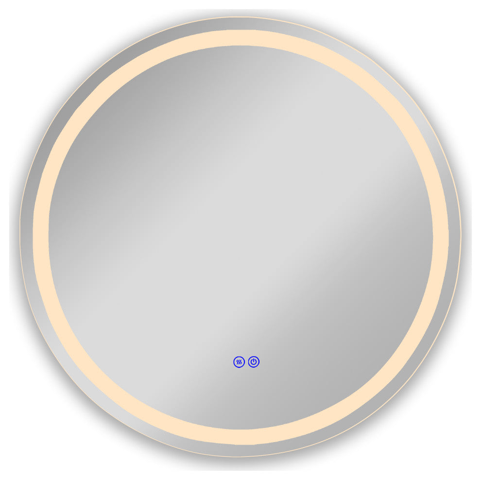 CHLOE Lighting SPECULO Back Lit LED Mirror 4000K, Warm White, 24"