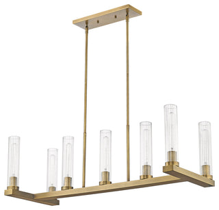 Zlite 3031-7L-RB 7-Light Island, Clear