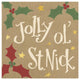 "Vintage St.Nick VII" Digital Paper Print by Anne Tavoletti, 20"x20"