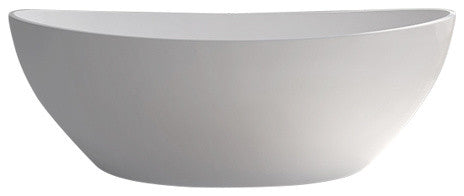 Legion Furniture Adrian Matte Tub, White