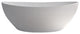 Legion Furniture Adrian Matte Tub, White