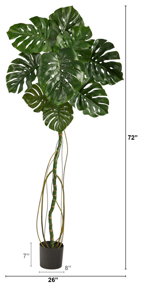 6' Monstera Artificial Tree