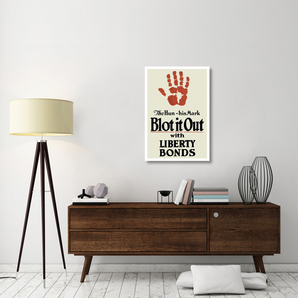 "WWI: Blot It Out" Digital Paper Print, 26"x38"