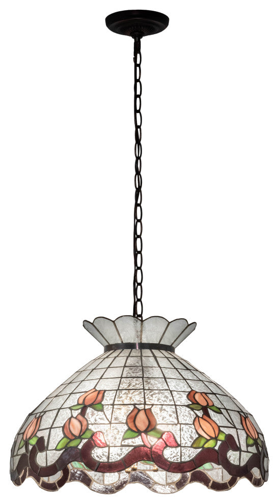 20 Wide Roseborder Pendant
