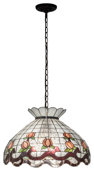 20 Wide Roseborder Pendant