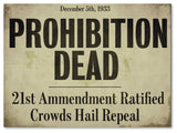 Color Bakery 'Prohibition' Canvas Art, 24"x18"