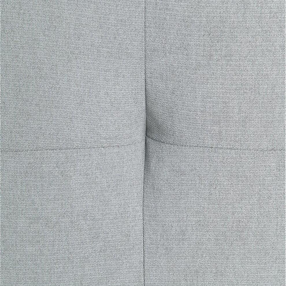 Benzara BM276216 74" Fabric Sofa Daybed, Tufted, 1 Bolster Pillow, Gray