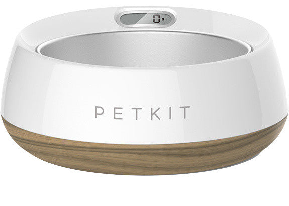 PETKIT FRESH METAL Large Machine Washable Smart Digital Feeding Pet Bowl, Wood