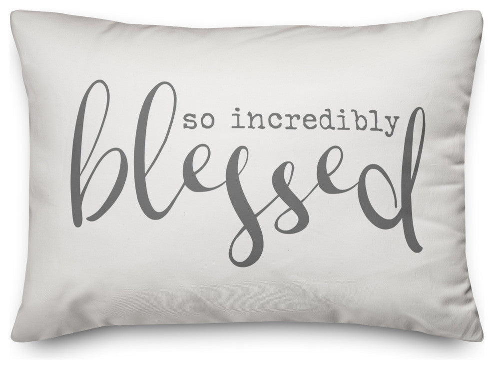 So Incredibly Blessed Outdoor Lumbar Pillow