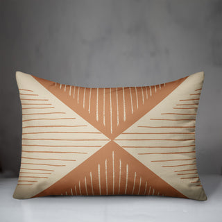 Loose Lines Triangle 14x20 Spun Poly Pillow