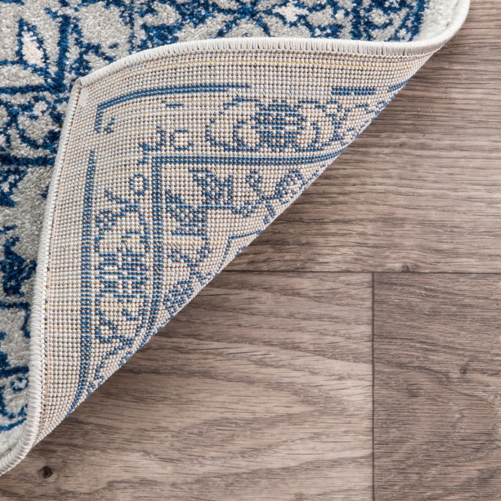 Nuloom Vintage Odell Traditional Transitional Area Rug, Brown 6'7"x9'