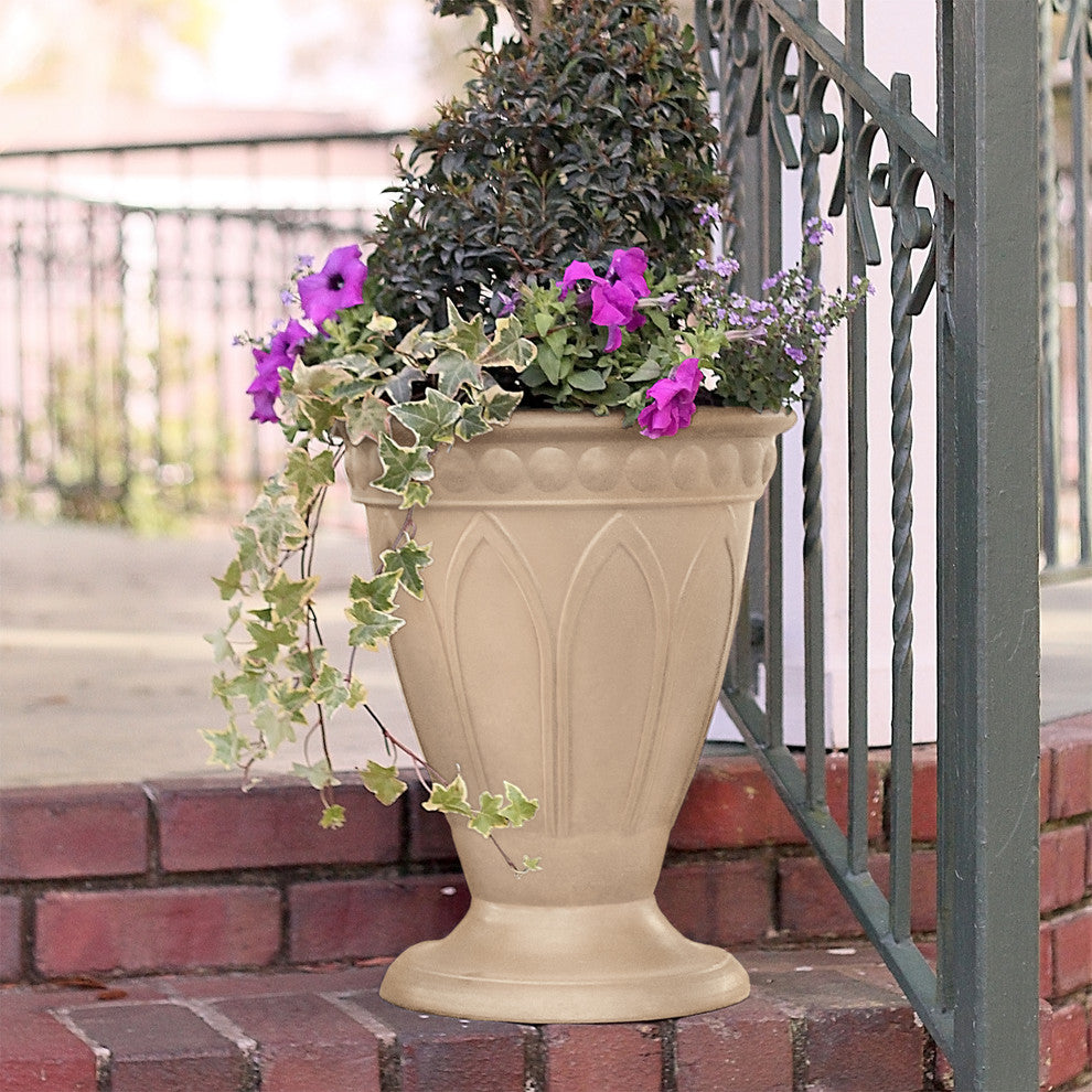 Bristol Urn Planter, Beige
