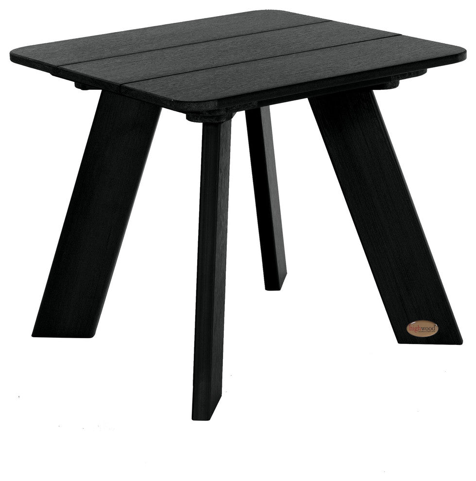 Italica Modern Side Table, Black