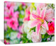 "Beautiful Lily Flowers in Bouquet" Canvas Print, 20"x12"