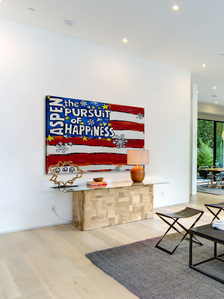 "Aspen Pursuit of Happiness" Print on Canvas by Tori Campisi