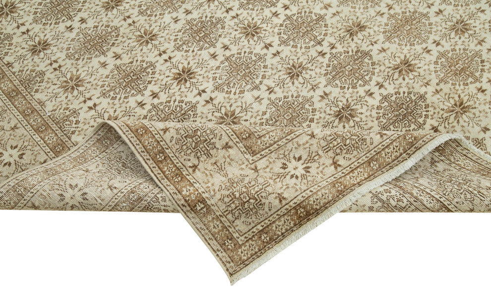 Rug N Carpet - Hand-knotted Turkish 6' 5'' x 9' 9'' Decorative Area Rug