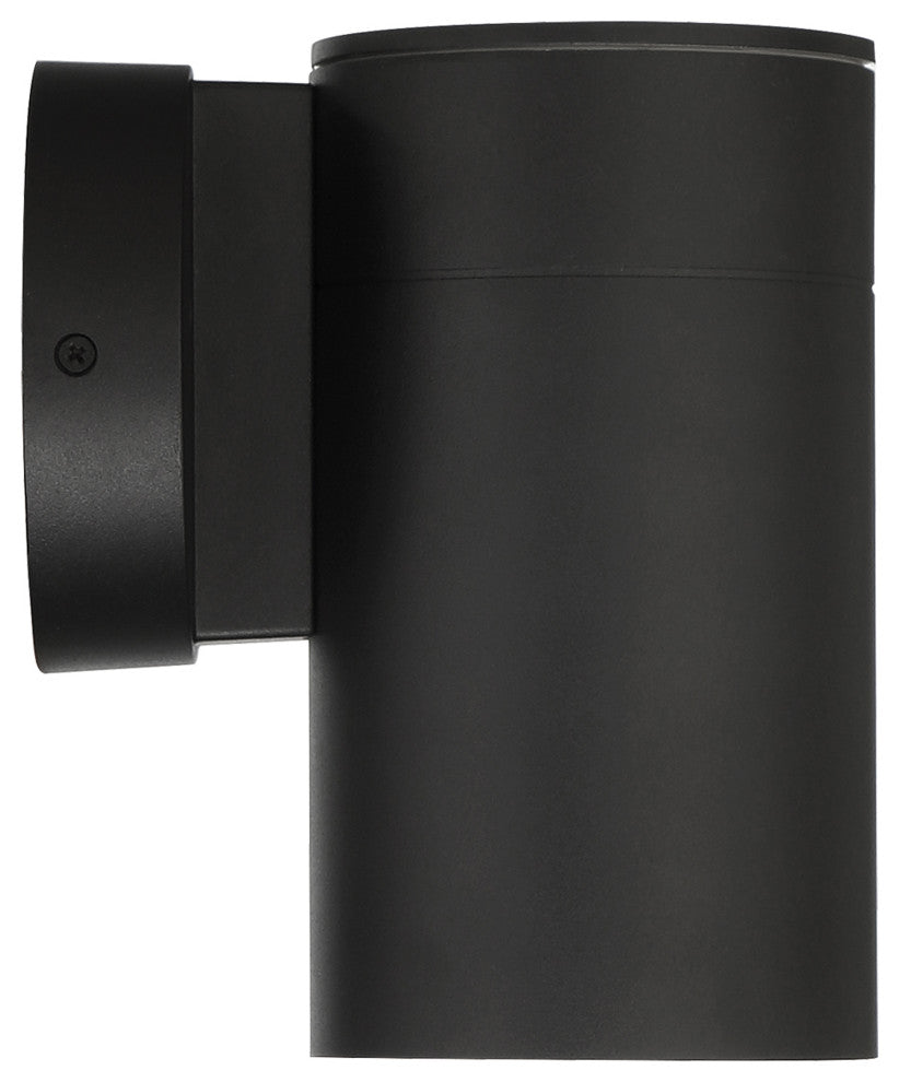 Matira 1 Light Outdoor LED Turtle Friendly 7.75" Wall Mount, Black