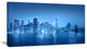 "Blue" Panorama of New York City" Canvas Print40"x20"