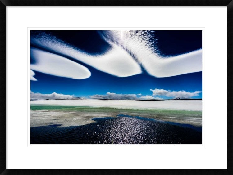 "Icewind" Framed Digital Print by Ralf Kayser, 30x22"