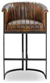 Seville Top Grain Leather Bar and Counter Stool, Counter Stool