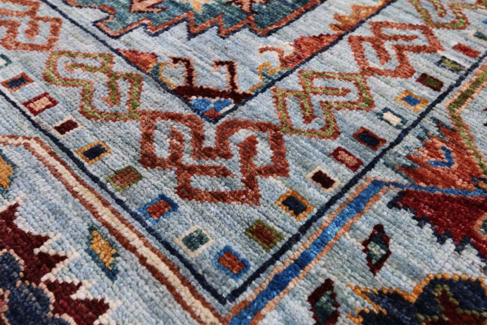 Fine Turkmen Ersari Handmade Rug 5' 8" X 7' 10" Q10567