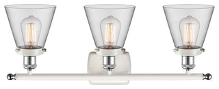 Innovations 916-3W-WPC-G62-LED 3-Light Vanity Light, White, Polished Chrome