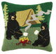 Campfire Bears Hook Pillow