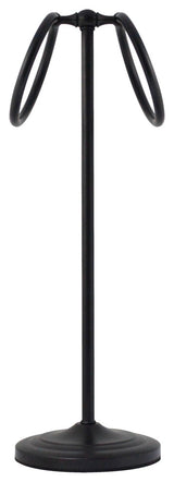 MODONA's 17" Counter Top Hand Towel Ring, Rubbed Bronze