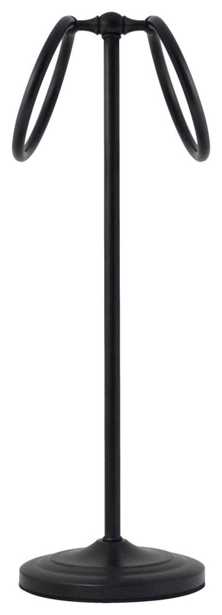 MODONA's 17" Counter Top Hand Towel Ring, Rubbed Bronze