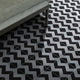 Jerada Handmade Cement Tile, Black/Gray, Sample