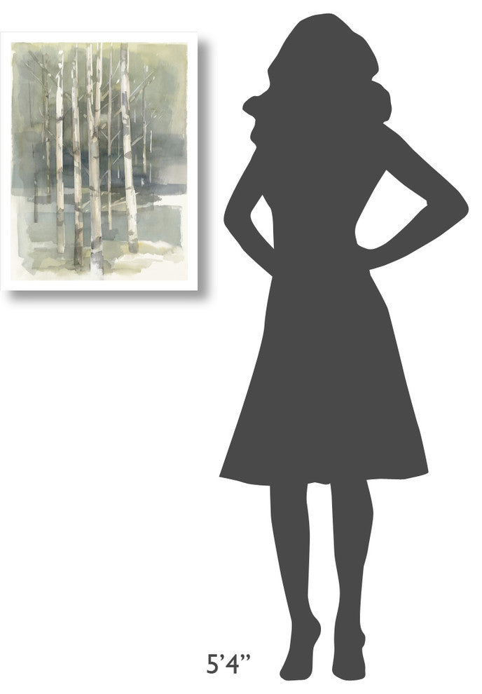 "Birch Grove I Crop" Digital Paper Print by Avery Tillmon, 20"x26"