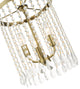 Antique Brass Transitional, Dazzling, Modern Classic, Pendant Chandelier