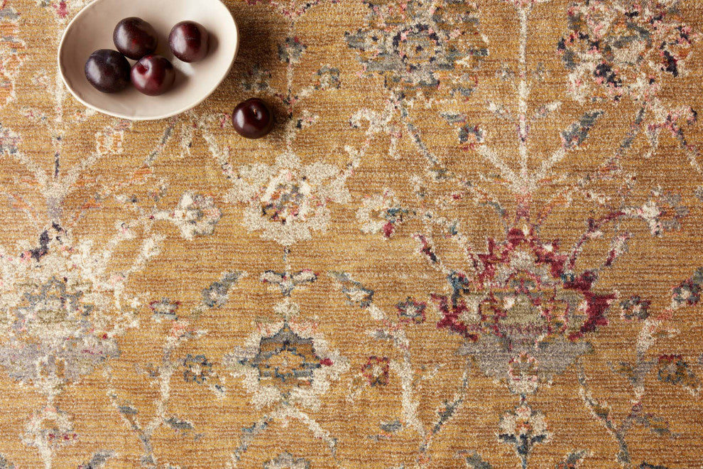 Giada Rug, Gold/Multi, 5'x7'10"