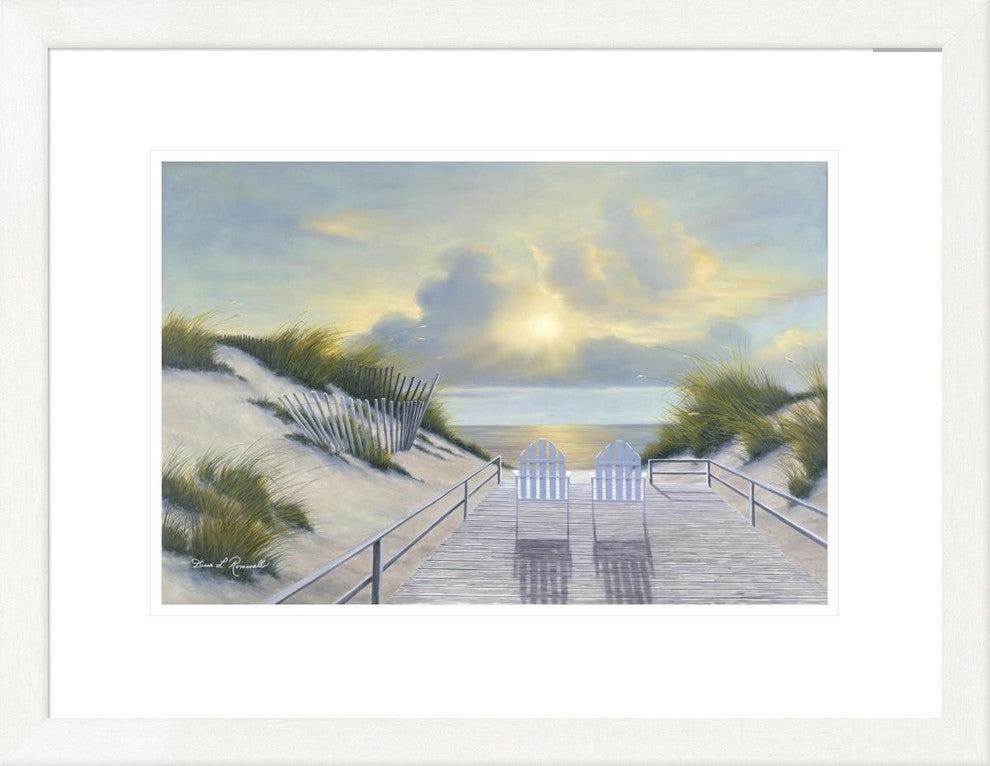 "East End" Framed Digital Print by Diane Romanello, 27x21"