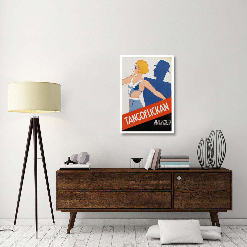 "Vintage Film Posters: Tango Movies "Tangoflickan" Print, 26"x38"