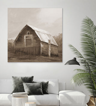 Red Barn - 84 x 84 by Liz Jardine