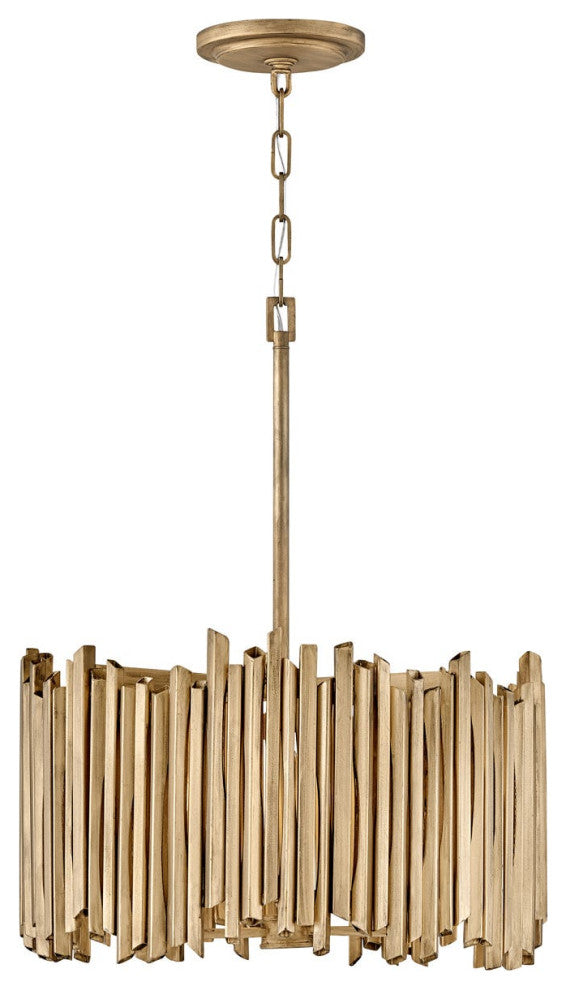 Hinkley Roca Large Convertible Pendant, Burnished Gold