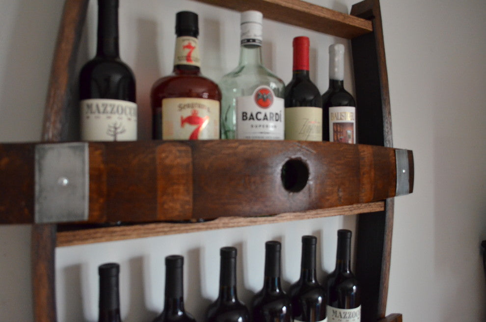 Reclaimed wine rack