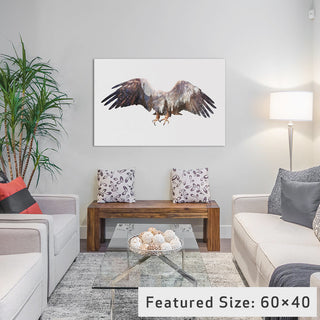 "Arctic Eagle" by Andreas Lie, 26x18x1.5"