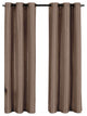 Single Soho Grommet Thermal insulated Blackout Panel, Mocha, 42"x63"