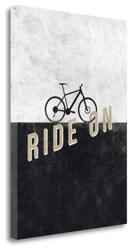 "Ride On" By Hannes Beer, Giclee Print on Gallery Wrap Canvas, Ready to Hang