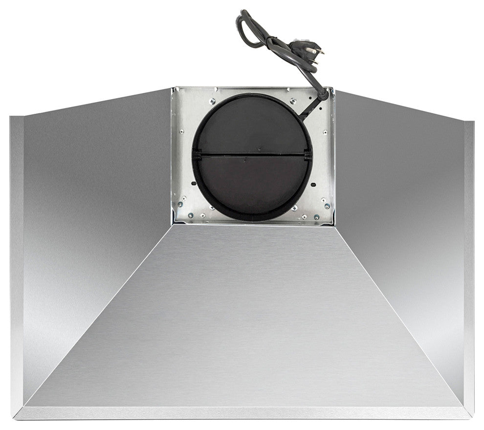 Cosmo Wall-Mount Range Hood, Stainless Steel, Ducted, 30"