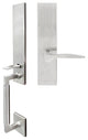 Toronto Lever, Mortise Dummy Handleset, Left Hand, Satin Stainless Steel