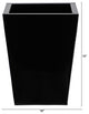 13" Classic Square Metal Planter