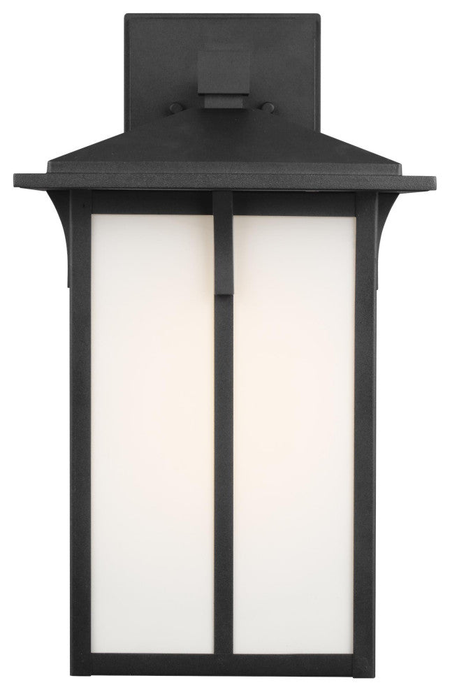 Generation Lighting 8752701EN3 Tomek 18" Tall LED Outdoor Wall - Black