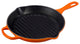 Le Creuset Signature Cast Iron Round Skillet Grill, 10.25", Flame