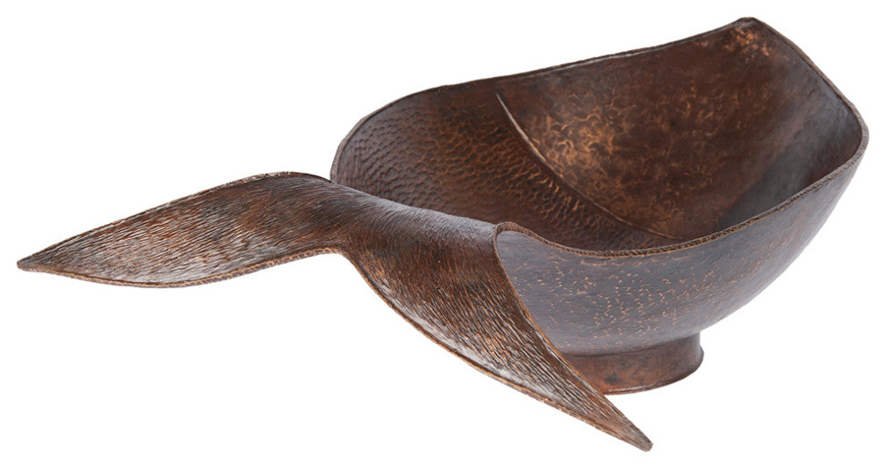 Fish Vessel Hammered Copper Sink